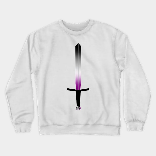 Asexual Sword Crewneck Sweatshirt by nats-designs